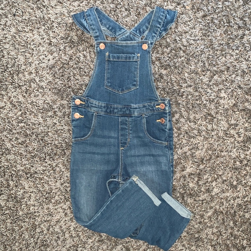 Okie dokie Girl's Denim Overalls Size 24 Month
